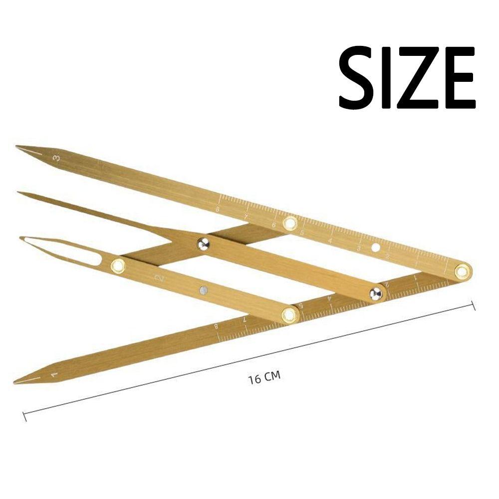 Reusable Eyebrow Caliper Three-Point Positioning Eyebrow Balance Measuring Tool Makeup Tools