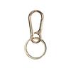 Zinc Alloy Car Key Chain Anti-Lost Keychain with KeyRing Simple Gourd Buckle Carabiner Keychain Auto Waist Belt Clip Holder