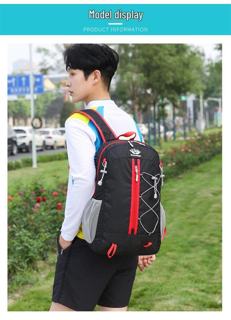 Ultra-Light Foldable Large Capacity Multipurpose Outdoor Backpack for Hiking and Cycling