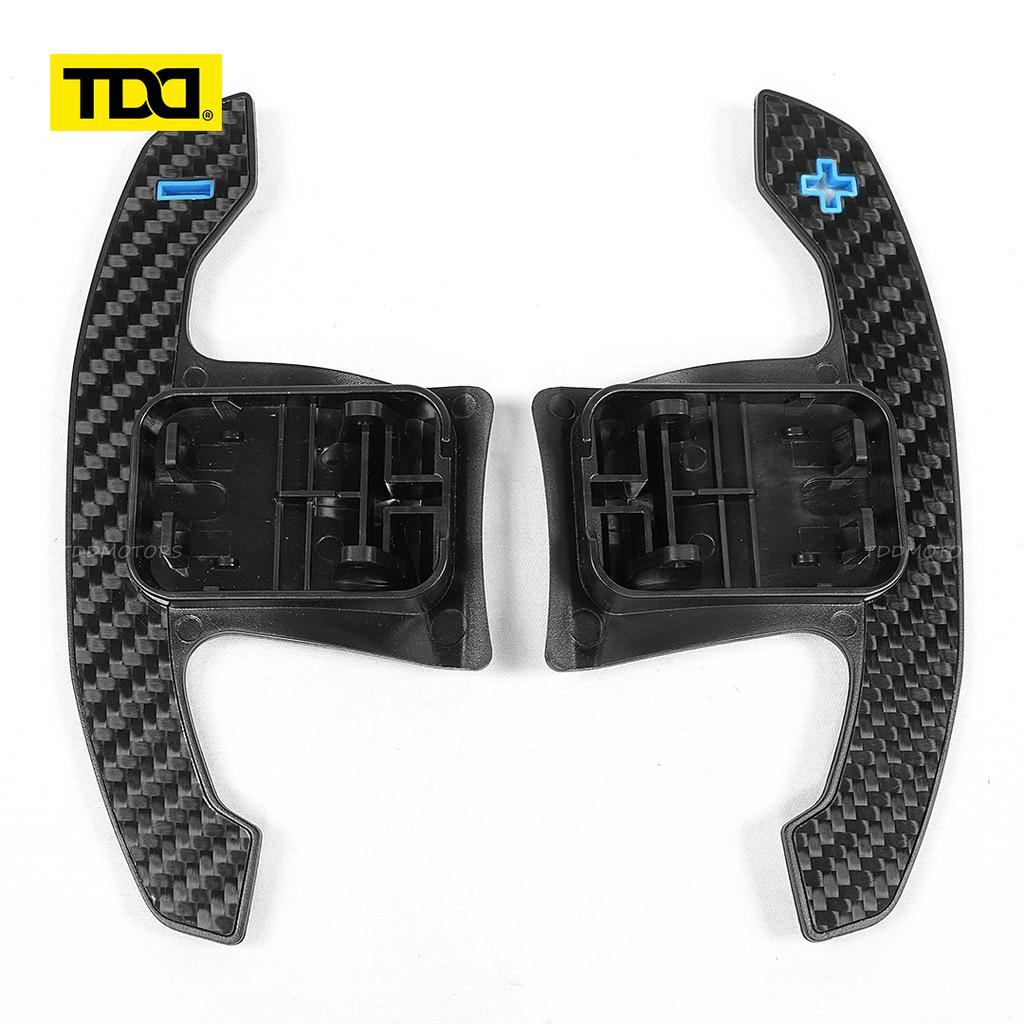 For BMW F20 F30 F32 F34 F36 F80 G20 G30 G05 G31 G38 G42 F30 F31 1 2 3 4 5 7 Series Carbon Fiber Steering Wheel Paddle Shifter