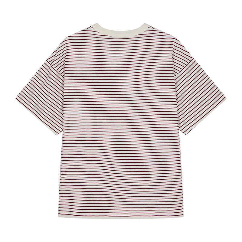 Champion Striped Cotton Crewneck T-Shirt