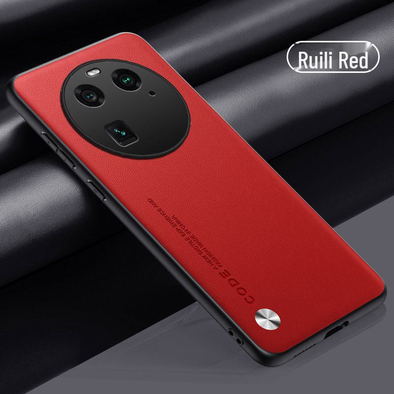 

Высококачественный чехол из гладкой кожи для OPPO Find X6/X6Pro, Кевлар FINDX5, FINDX3. Find X6 Pro