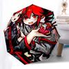 1pc Outdoor Umbrella with Anime Characters, Automatic Opening/Closing, Portable 3-Fold Design, 8-Rib Iron Frame - Perfect Gift for Fans, Traveler
