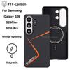 YTF-carbon Luxury Real Kevlar Case for Samsung Galaxy S26 Ultra/S26Plus/S26, Aramid Fiber Magnetic MagSafe Cover