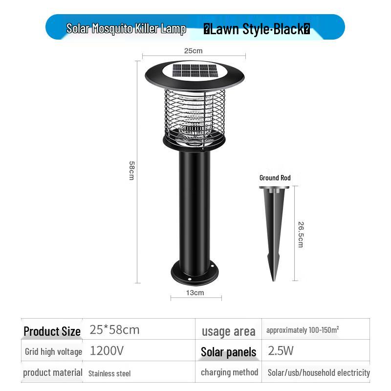 

Black Scorpion Outdoor Mosquito Zapper