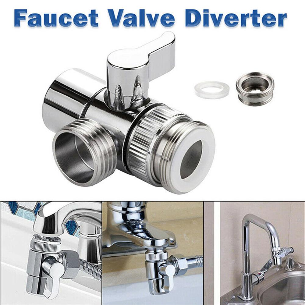 Kichen Accessories Valve Diverter Faucet Diverter 3-way Bidet Shower Connector Diverter Faucet Adapter For Toilet Sink Splitter