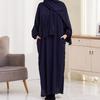 XG2057 Women's Hooded Long Robe Dress - Middle Eastern & Turkish Style