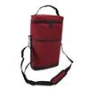 2 Bottle Wine Cooler Bag Leakproof Insulated Padded Wine Carrier Portable Wine Case with Handle
