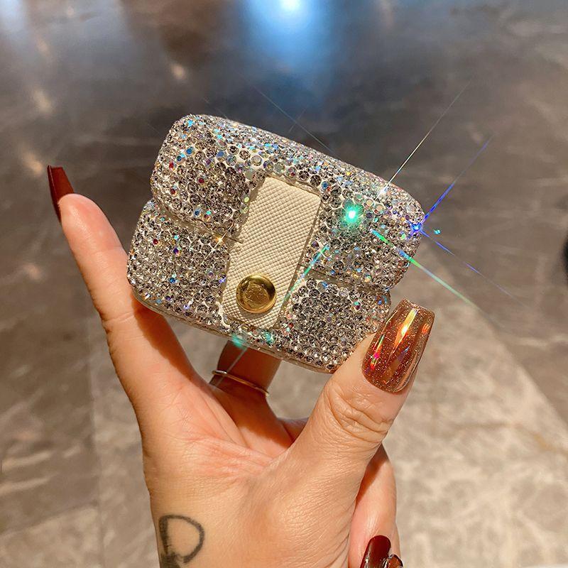 

Exquisite Mini Jewelry Box Portable Travel Storage Case for Earrings Studs Rings Small Jewelry Organizer 6.5x3.9x4.7cm
