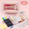 Kawaii Pencil Case Large Capacity Student Multifunci Cute Pencil Bag Ins Style Storage Bag Back To School Korean Stationery