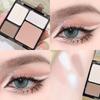 4 Colors Neutral Eyeshadow Palette with Brush Matte & Shimmer Earth Tone Eye Shadow Makeup Set for Daily Makeup