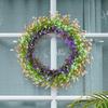 Hanging Artificial Wreath Pendant Easter Gifts Easter Door Sign Artificial Easter Wreath Ornaments Spring Sign