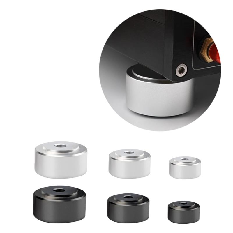 4Pcs HIFI Speaker Spikes Stand Feet Pad Aluminum Alloy Isolation Feet with Multiple Size for Various Sound Devices