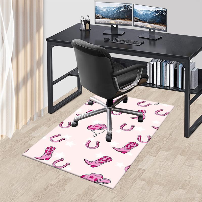 1 Stück Cowboystiefel Hufeisen Extra Groß Rutschfester Boden Teppich, Büro, Familie, Studio Großer Teppich Innen Teppiche, Auffälliges Statement-Stück