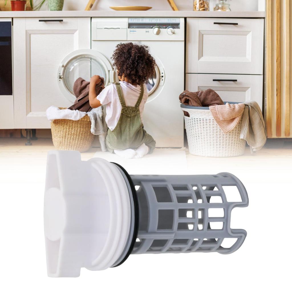 High Capacity Washing Machine Drain Pump Filter High Efficiency Anti Clog Laundry Filter Plastic Replacement Accessories