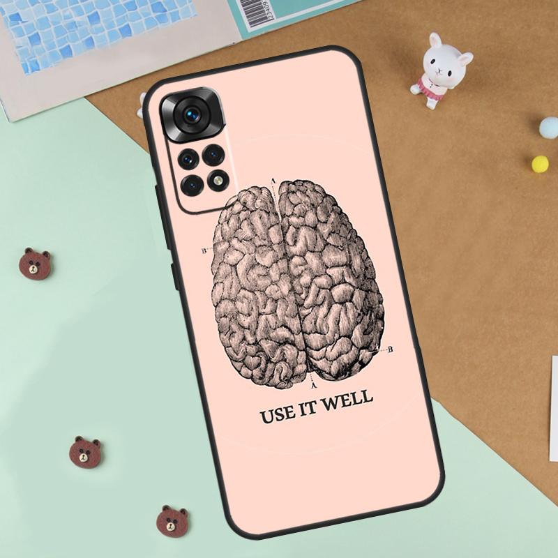 

Чехол Anatomy Brain Для Xiaomi Redmi Note 13 12 11 9 10 14 Pro 10S 11S 12S Чехол Для Redmi 13C 10C 12C 14C Redmi Note 11S