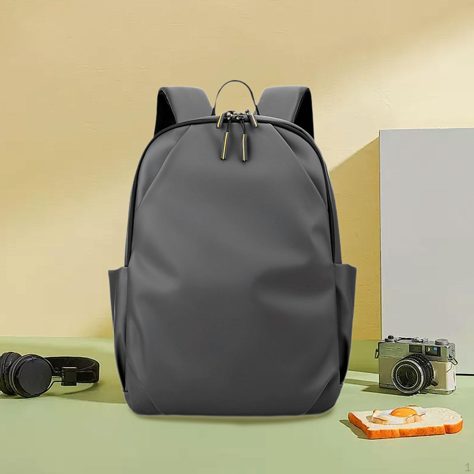 

Компьютерный рюкзак, дорожный рюкзак, большой вместимости, легкий деловой рюкзак для походов Nylon_Dark Gray