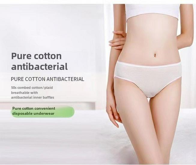 Einwegunterwäsche aus grauer Baumwolle für Herren: Praktisches, waschfreies Design für Reisen und die Altenpflege