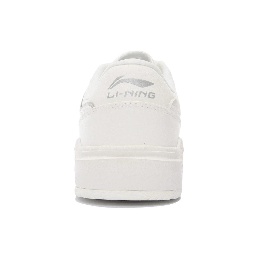 New LiNing Anti Slip And Wear Resistant Lightweight Low Top Skateboard Shoes Men's White AGCS031-1