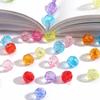 30–200 Stück facettierte Acrylperlen, bunt, transparent, lose Abstandsperlen für die Schmuckherstellung, DIY-Zubehör