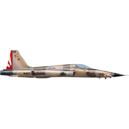 AFV CLUB 1/48 F-5E Tiger II Shark Nose Plastic Model