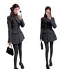Completo Giacca Nera Stile Hepburn a Vita Stretta & Pantaloncini - Inverno 2026 Estetica Francese