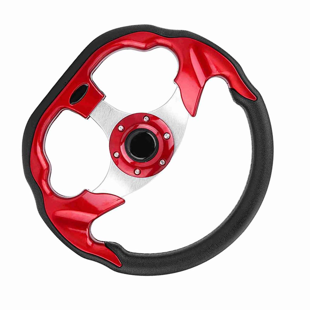 320mm the Latest Carbon Fiber Racing Steer Modification Mini Drifting Steering Wheel  (Red)