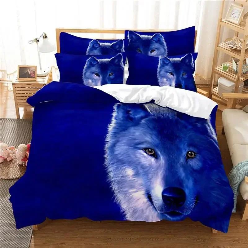 Wolf Mechanical Eye Bedding Set Single Twin Double Queen King Cal King Size Bed Linen Set