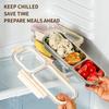 Thermal Insulation Bento Box 304 Stainless Steel Food Container Divided Lunch Box  For Meal Prep