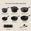 Titanium Flat-Bottom Cookware Set: Non-Stick Frying, Stewing, and Stir-Frying Pot Set for Steak and Eggs