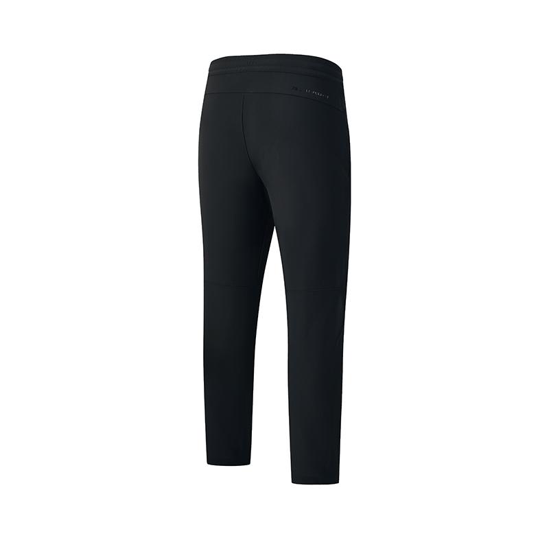 FILA A.P. Minimalist Trendy Fashion Casual Training Fitness Versatile Comfortable Knitted Sports Pants Men bottoms Deep-Black A11M541602FBK