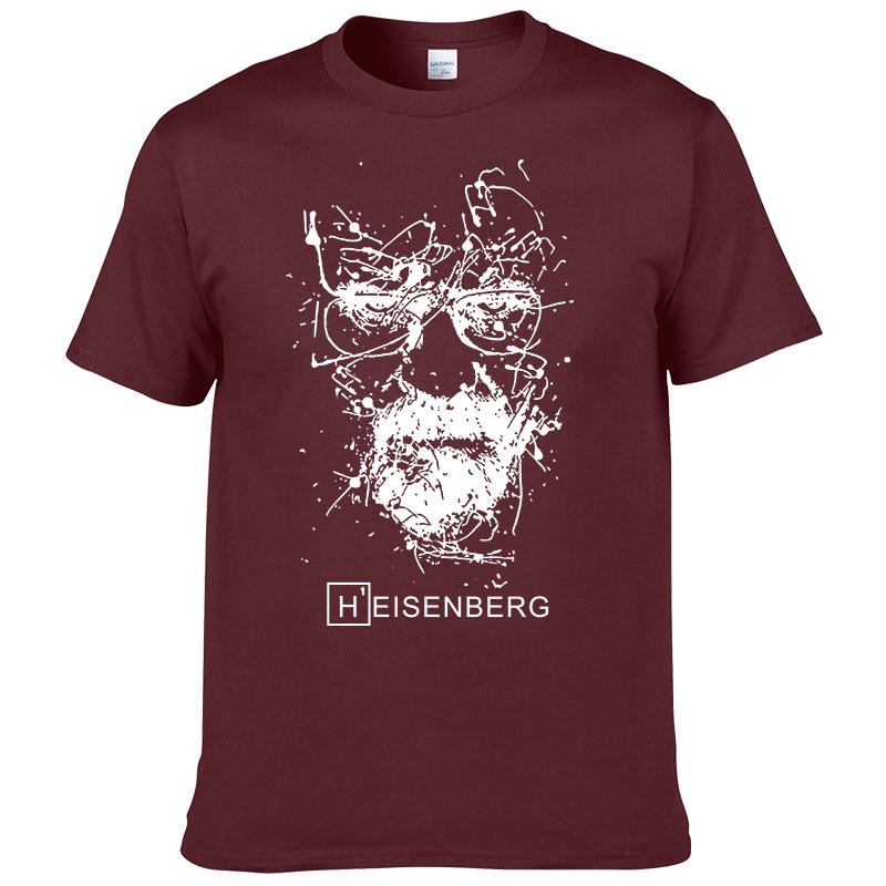 2024 New Fashion Breaking Bad T Shirts Men Heisenberg Camisetas Hombre Men Cool Tee Shirt Tops Short Sleeve Cotton T-shirts #191