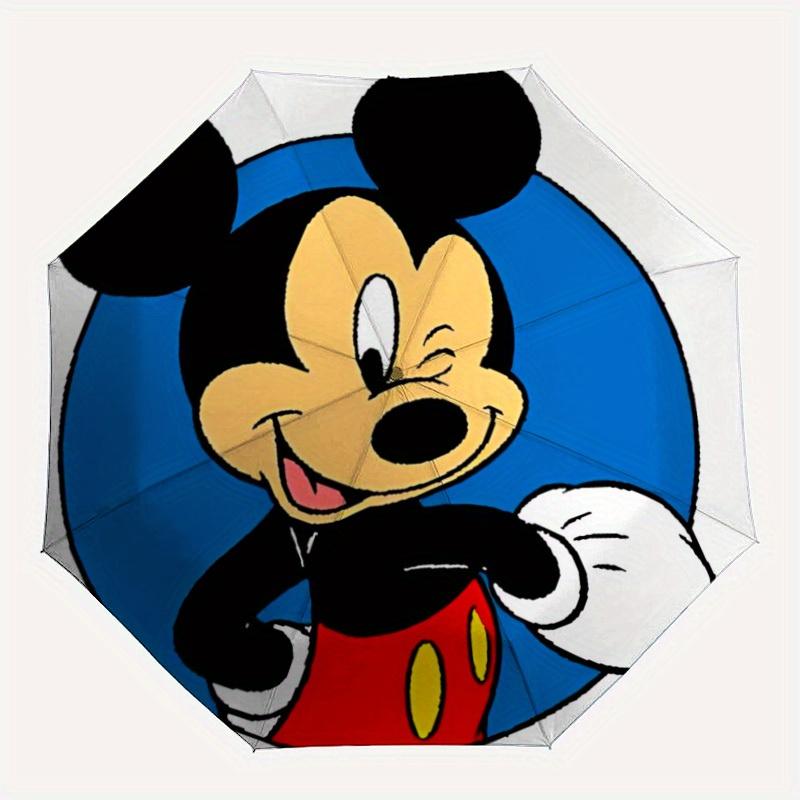 

1pc Mickey Mouse 8-Rib Automatic Folding Umbrella, Portable & Foldable, All-Season Portable Umbrella for Women & Men yy250731184