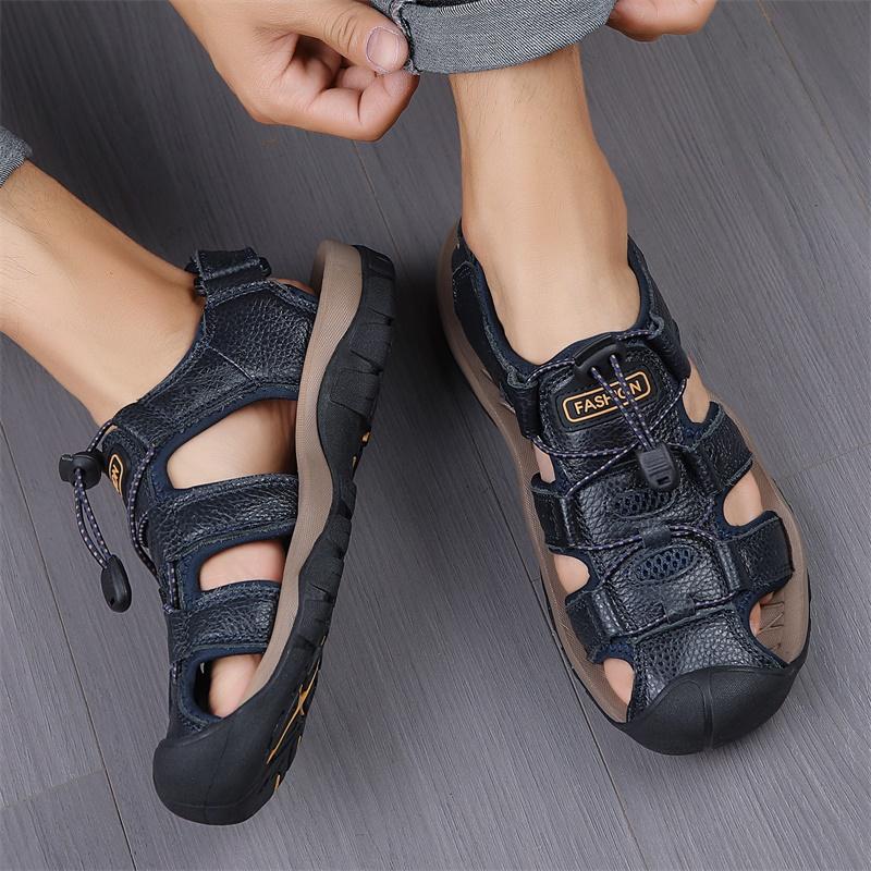 Men's Sandal Summer New Style Breathable Fashion Versatile Men's Shoes Comfortable Lightweight Men's Roman Shoes Slippers