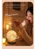 Smart Voice-Controlled Rotating Moon Lamp 2025 - Bedroom Bedside Planet Light (Non-Levitating)