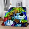 Christmas Nightmare Blanket Soft Warm Cozy Perfect for Livingroom Office Chair All-Season Use Playful Design Perfect Gift for Relatives and Friends