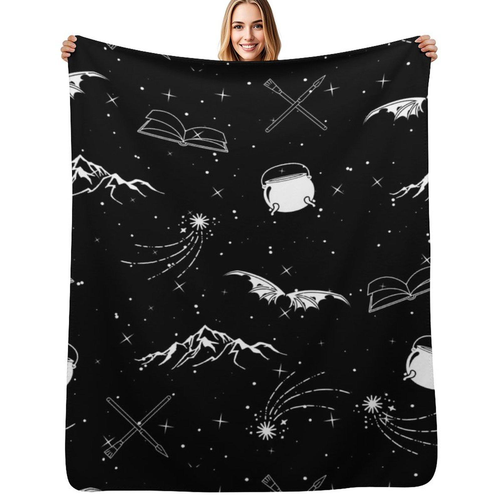 

A Court of Thorns and Roses ACOTAR Pattern Throw Blanket All Season Soft Lightweight Blanket for Home 102x76cm(40x30in)