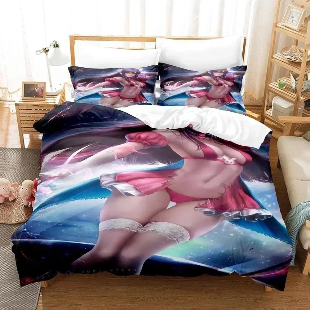 3D Printing  Sexy Girls Overwatch Bedding Set Duvet Cover Sheet Pillowcase Bed Full Queen King Size Comforter Bedroom