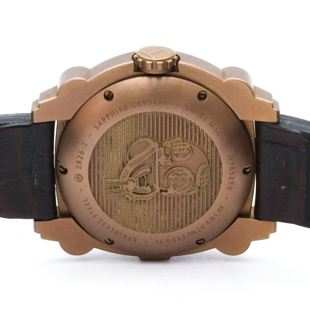Used Hamilton Khaki Below Zero Stainless Steel Leather Automatic Men's Watch H785250