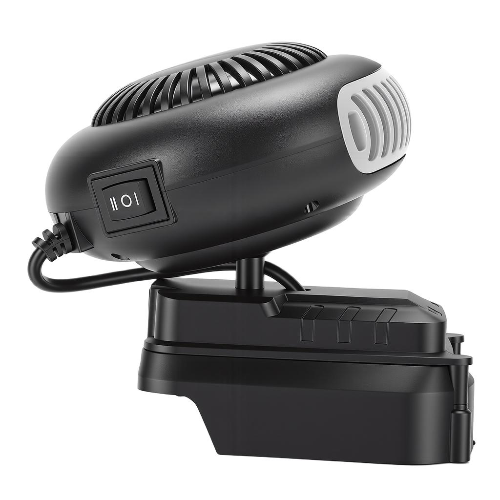 Încălzitor de birou Multifuncțional 170W Zgomot Redus Încălzitor de Spațiu Fără Fir cu 2 Setări de Căldură Porturi USB pentru Dezghețarea Geamului