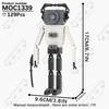 MOOXI Animeserie Skibidi Toalett Figurer Monitorfolk Lydmann Byggeklosser Modell MOC Kloss DIY Montessori Leke Barnegaver