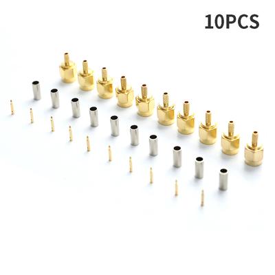 10Pcs Sma Male Plug Crimp For Rg174 Rg316 Rg178 Rg179 Lmr100 Cable Rf Connector