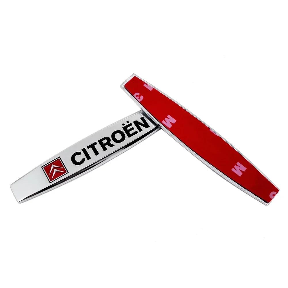 Citroen C1 C2 C3 C4 C4L C5 Cactus Berlingo Saxo VTS Car Side Rear Trunk Emblem Badge Decal Stickers Exterior Accessories