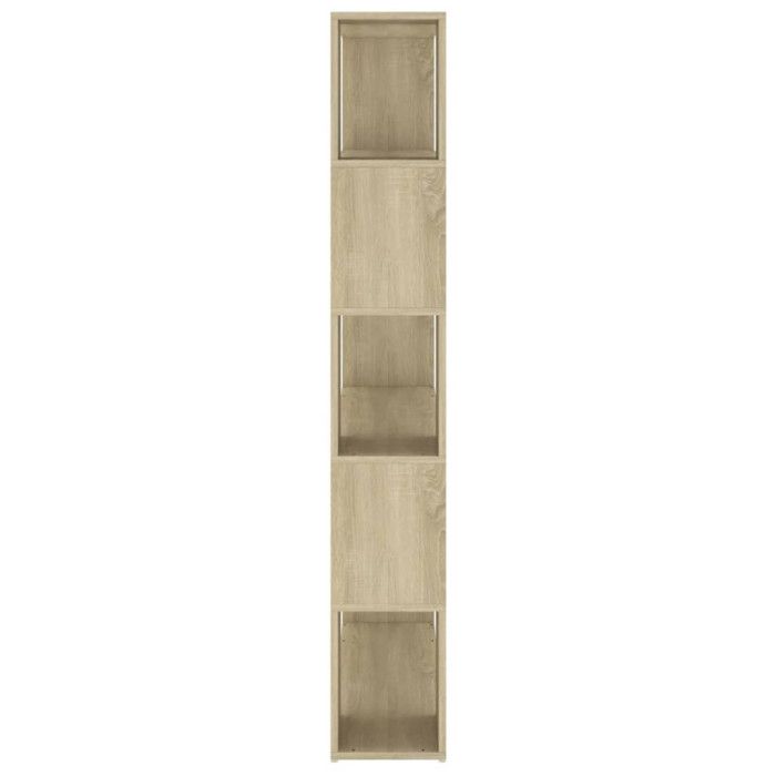 VidaXL Bibliothèque-Séparateur de pièce Chêne sonoma 100x24x155 cm