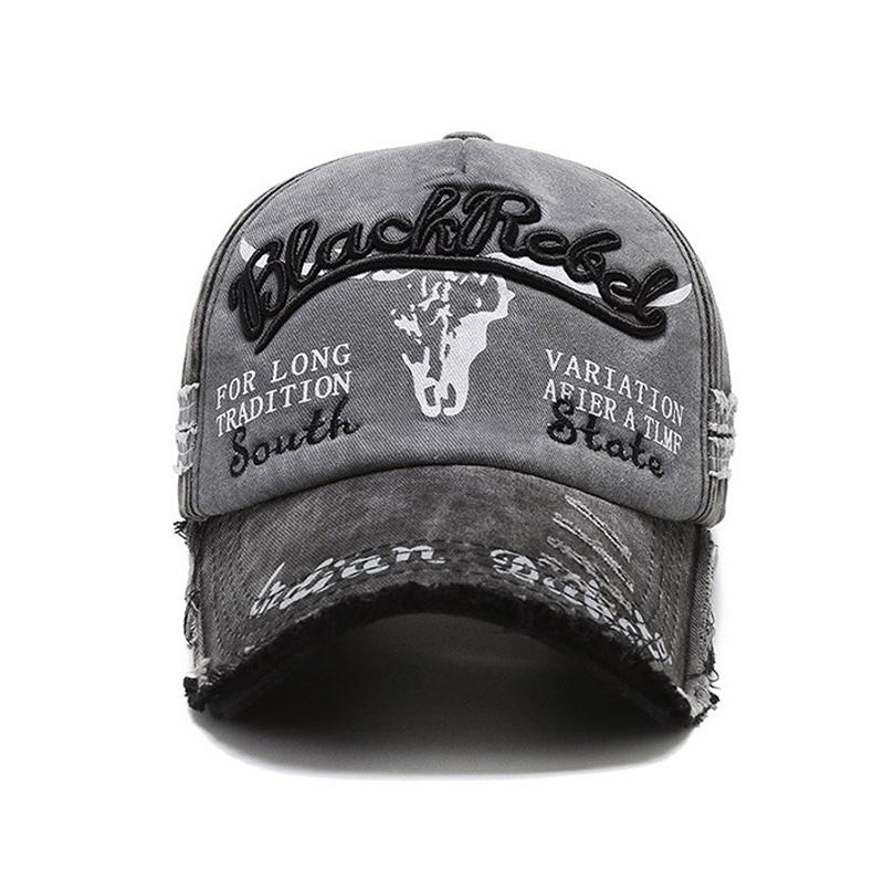 Embroidered Letter Baseball Cap Sun Hat for Men Women Embroidery Ponytail Panama Cap Snapback Hat Fishing Ha Peak Cap