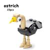 Mini Birds Series Building Block Crow Swallow Peacock Hoopoe Flamingo Parrot Eagle Bricks Toys 10in1 Educational Children Gifts