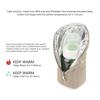 Insulated Baby Bottle Bag Bear Graphic Design Portable Bottle Carrier Breast Milk Storage Temperature Control Travel Daycare Organizer
