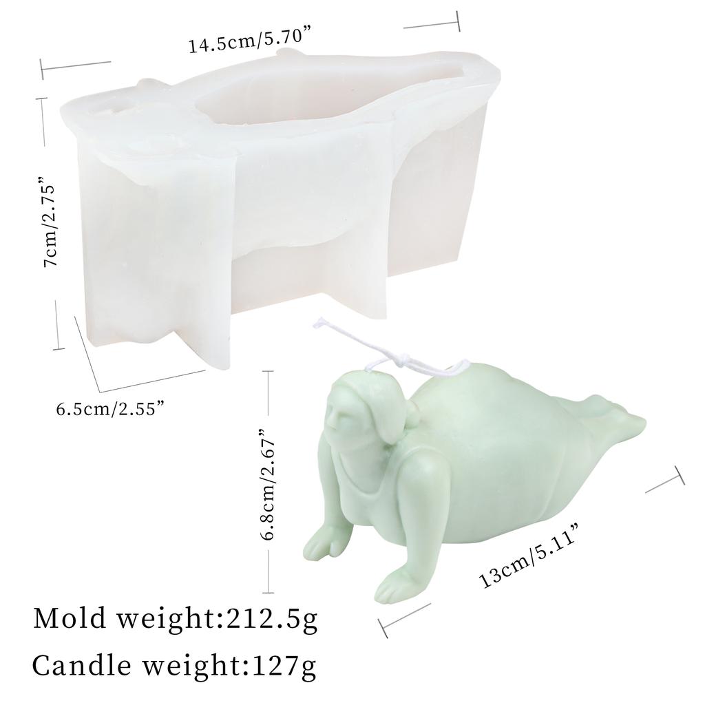 3D Damenkörperform Kerzenform Yogapose für handgemachte Seife Epoxidharz Polymer Clay DIY Duftgips Epoxidharz