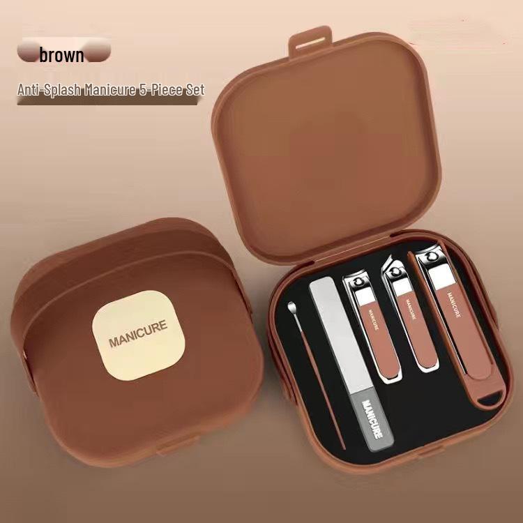 

Премиальный портативный набор кусачек для ногтей с защитой от брызг, изготовленный по немецкой технологии для профессионального домашнего использования