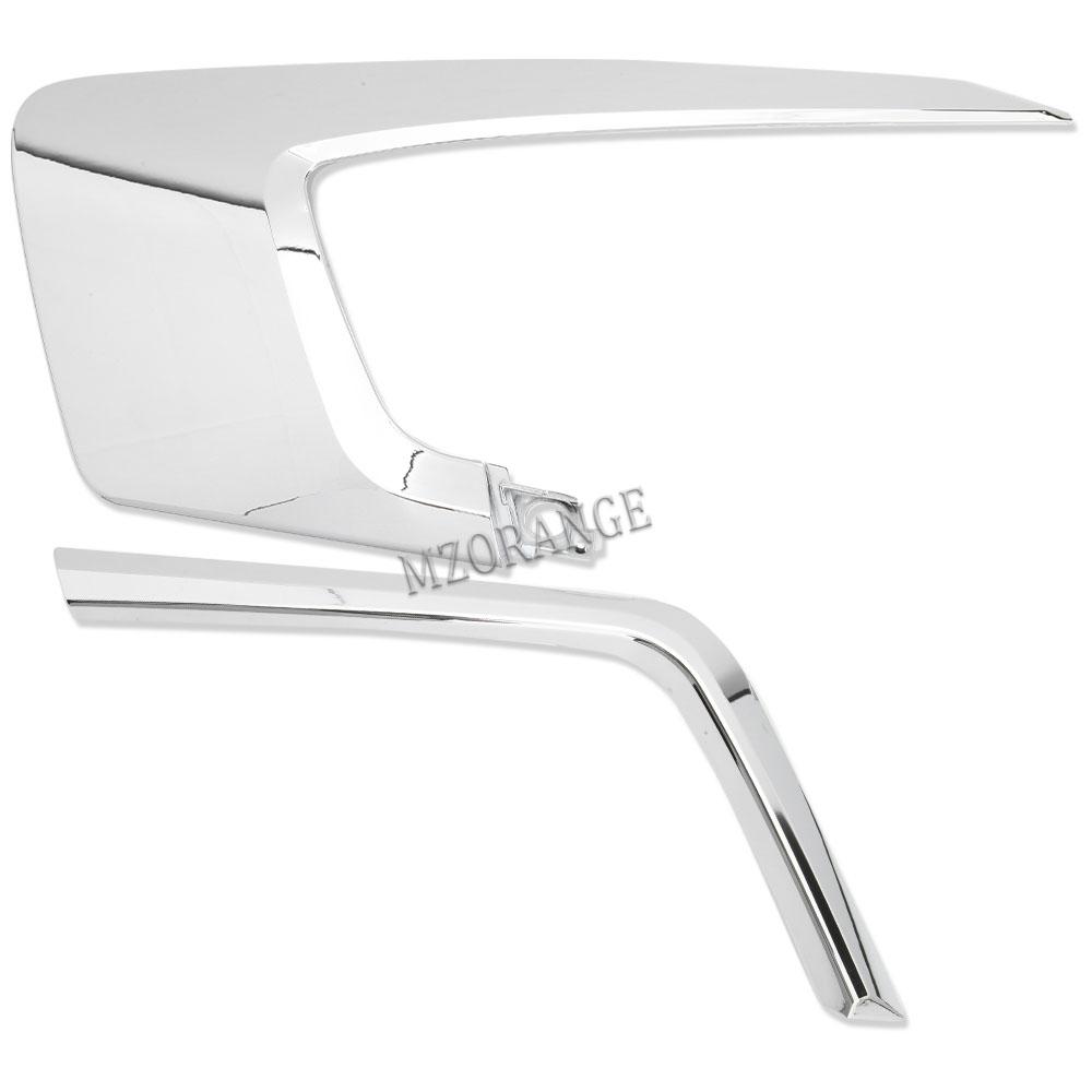 Front Lower Bumper Chrome Trim Molding Headlight Strips For Mitsubishi ASX  2016- Fog Light Cover Car